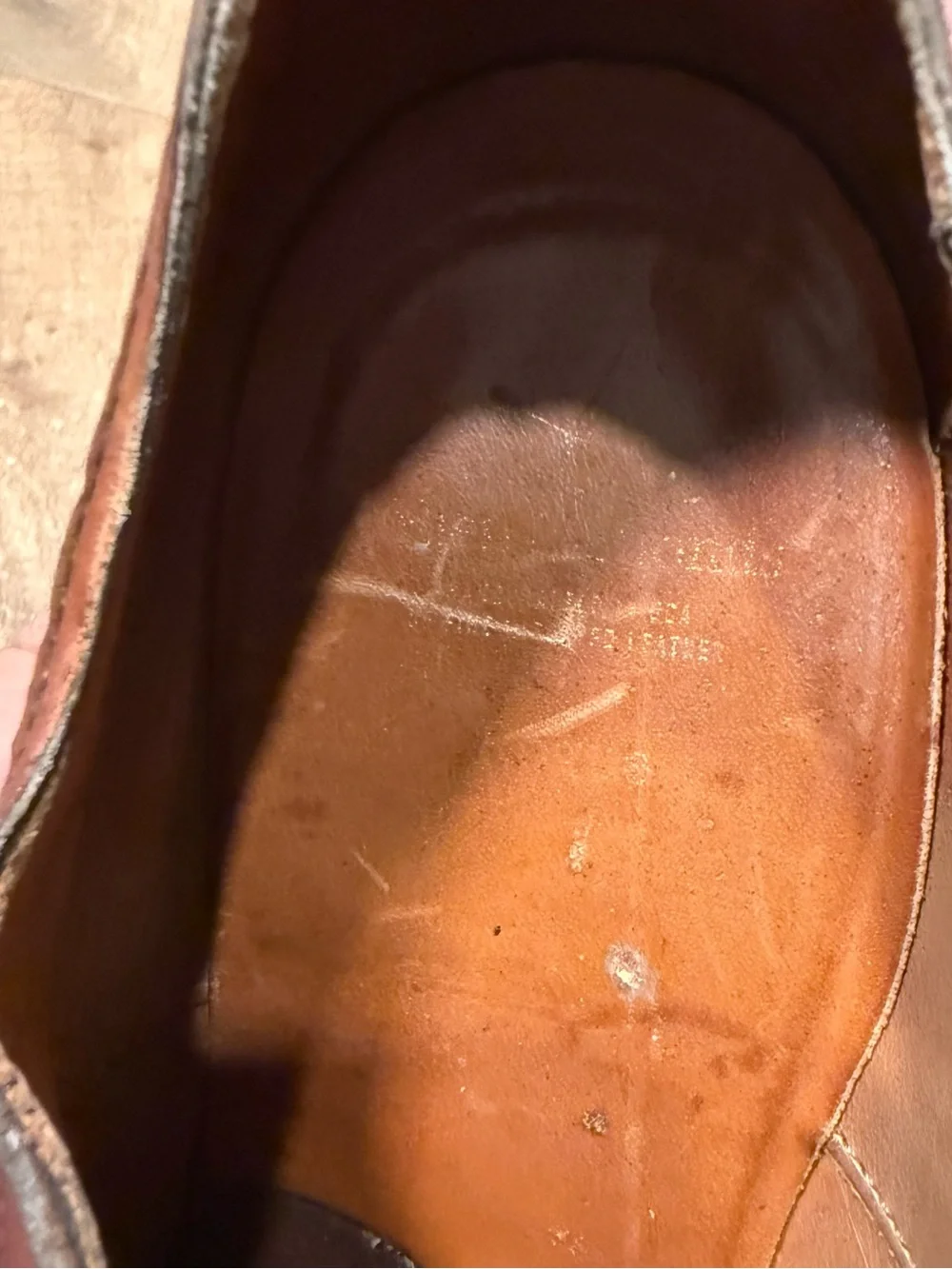 Allen Edmonds Rogue Brogue Oxford Men Size 9.5 D Brown Leather Wingtip Low Shoes